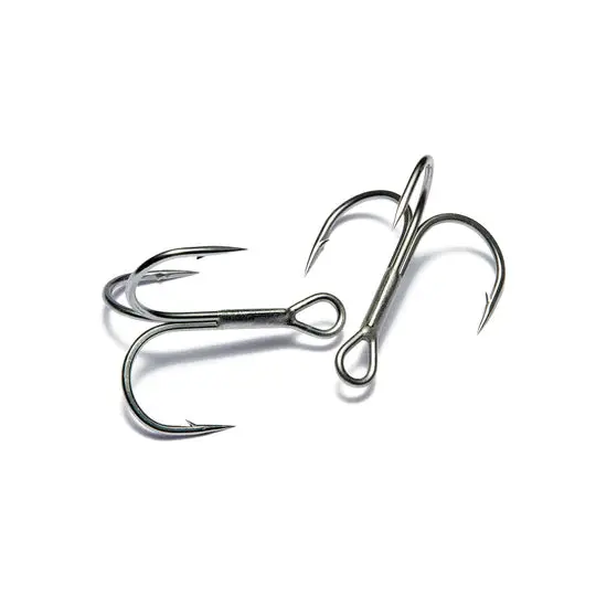 Nako ZN Rust-Resistant Treble Hooks – Pack of 10 (Model 3102)