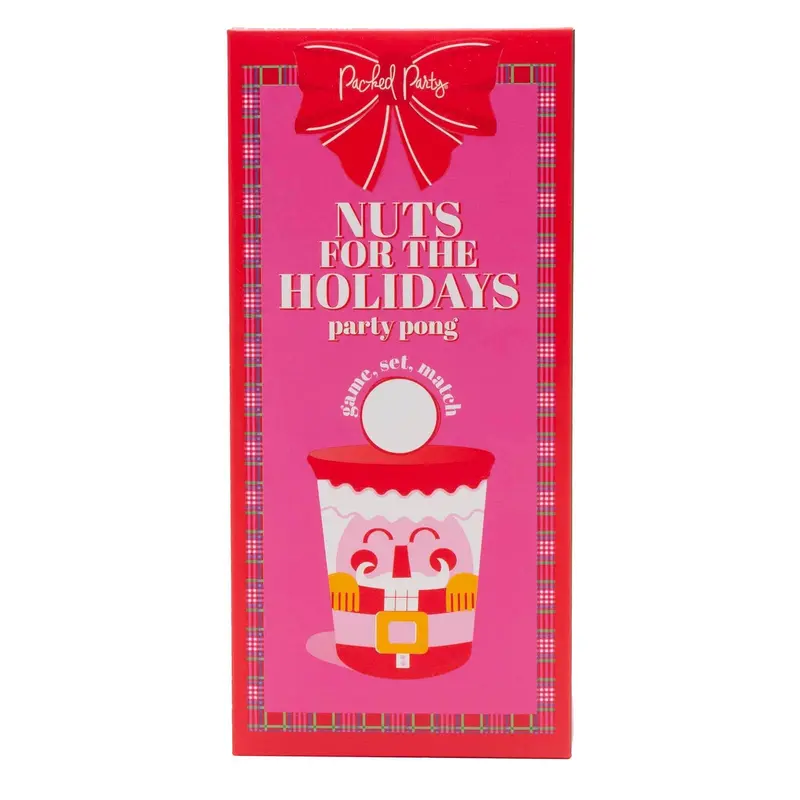 Nutcracker-Themed Holiday Beer Pong Cups – Festive Table Game Set