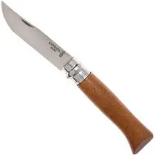 Opinel No. 8 Pocket Knife – Solid Walnut Handle