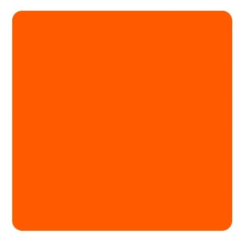Orange Square Foam Coasters – 4-Pack Kolorcoat™ Vibrant Color Collection