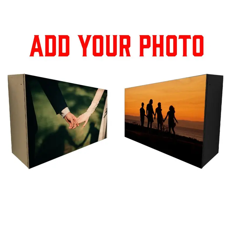 Personalized Murphy WalBAR™ – Photo-Upload Wall Mount Bar, Dual Finish Options, Made in USA