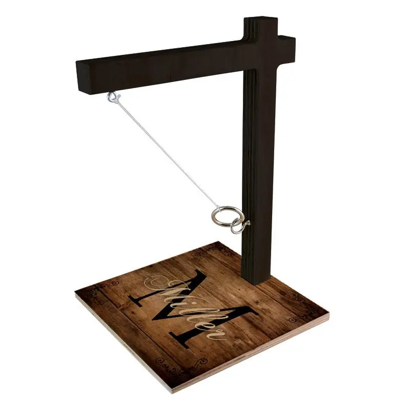 Personalized Tabletop Ring Toss Game – Monogrammed Name or Initials