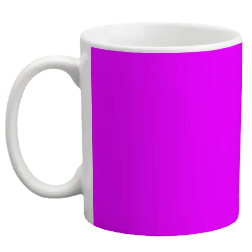 Pink Ceramic Personalized Coffee Mug – 11 oz
