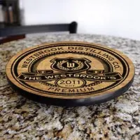 Premium Personalized Wooden Lazy Susan – Made in the USA