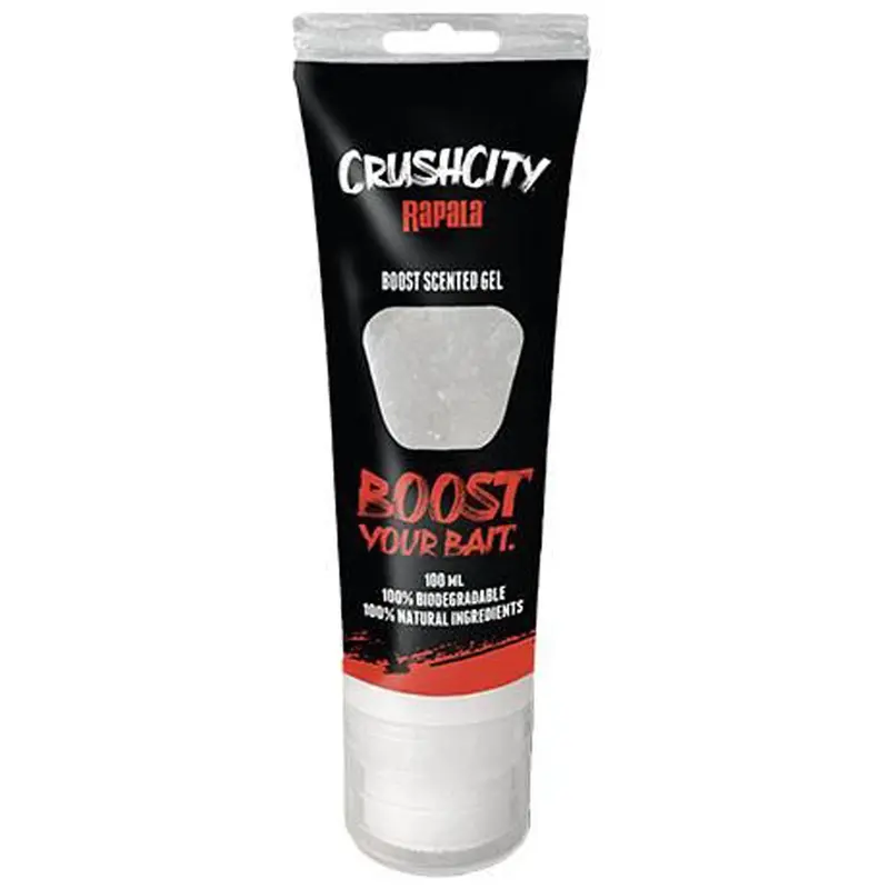 Rapala CrushCity Boost Scent Soft Bait – Clear Variant with Enhanced Attractant