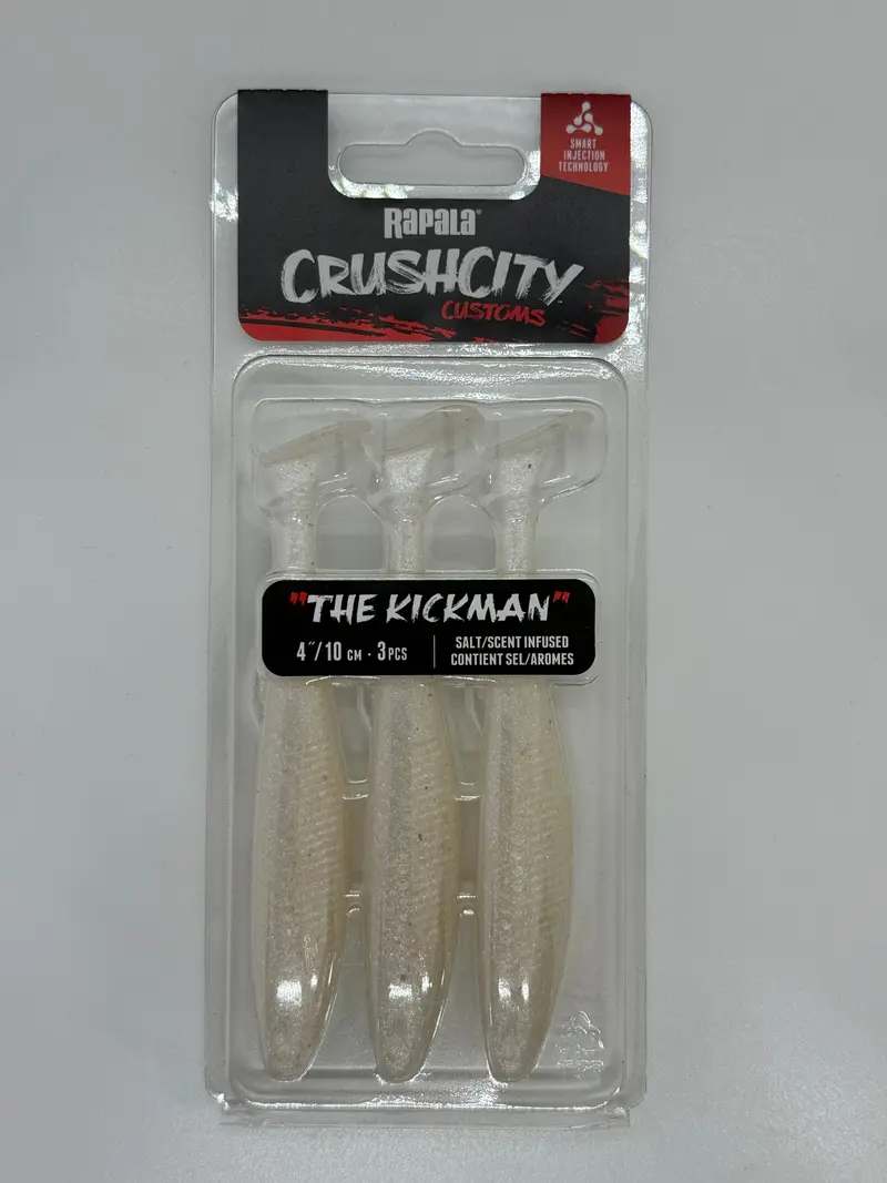Rapala CrushCity The Kickman Hard Bait – Pearl White