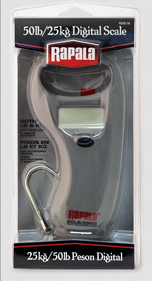 Rapala Digital Fishing Scale – 25 kg Capacity