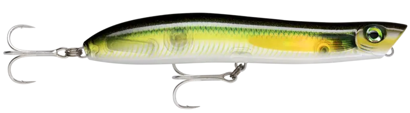 Rapala Maxrap Walk’N Roll – 13cm Flake Green Topwater Bait