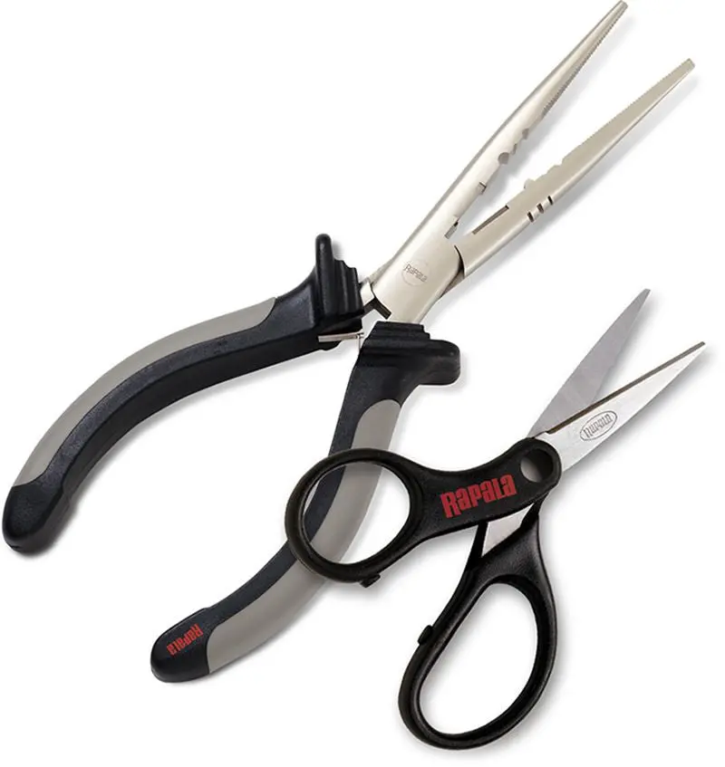 Rapala Pliers and Line Scissors Dual-Tool Set