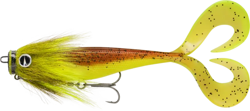 Rapala Soft Olio Pre-Rigged Swim Bait – Chartreuse Hue (20 cm / 80 g)