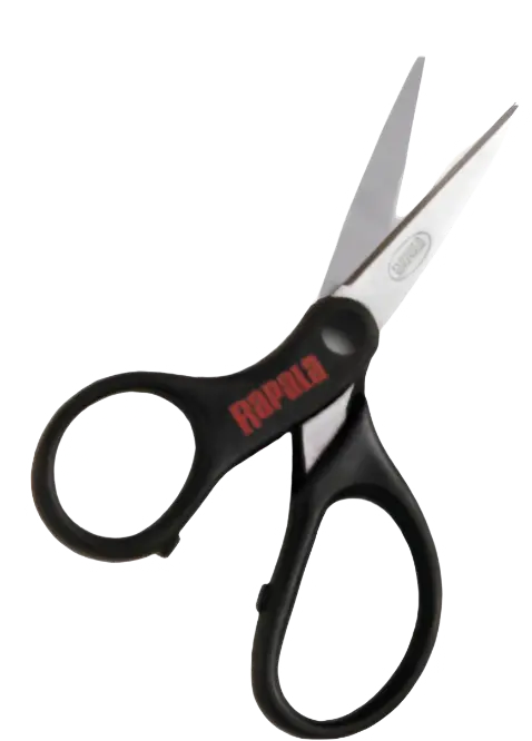 Rapala Super Line Cutting Scissors – Durable Black Fishing Shears