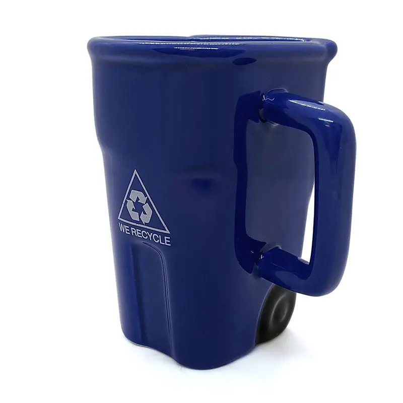 Recycling-Themed Ceramic Coffee Mug – 12 oz Eco-Friendly Drinkware