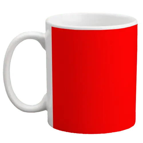 Red Ceramic Personalized Coffee Mug – 11 oz