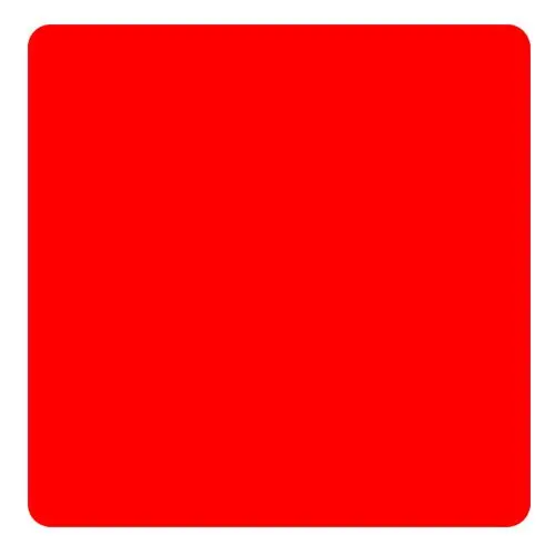 Red Square Foam Coasters – 4-Pack Kolorcoat™ Bold Solid-Color Set