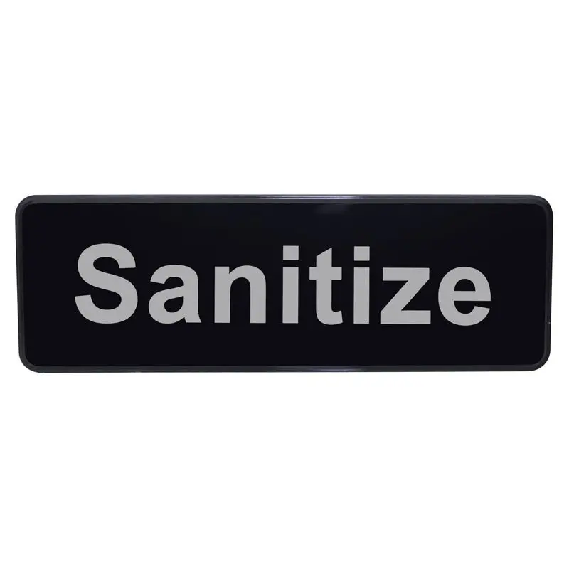 ‘Sanitize’ Bar Sign – 9″ x 3″