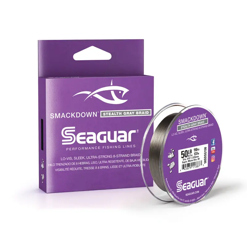 Seaguar Smackdown Stealth Gray Fluorocarbon Leader