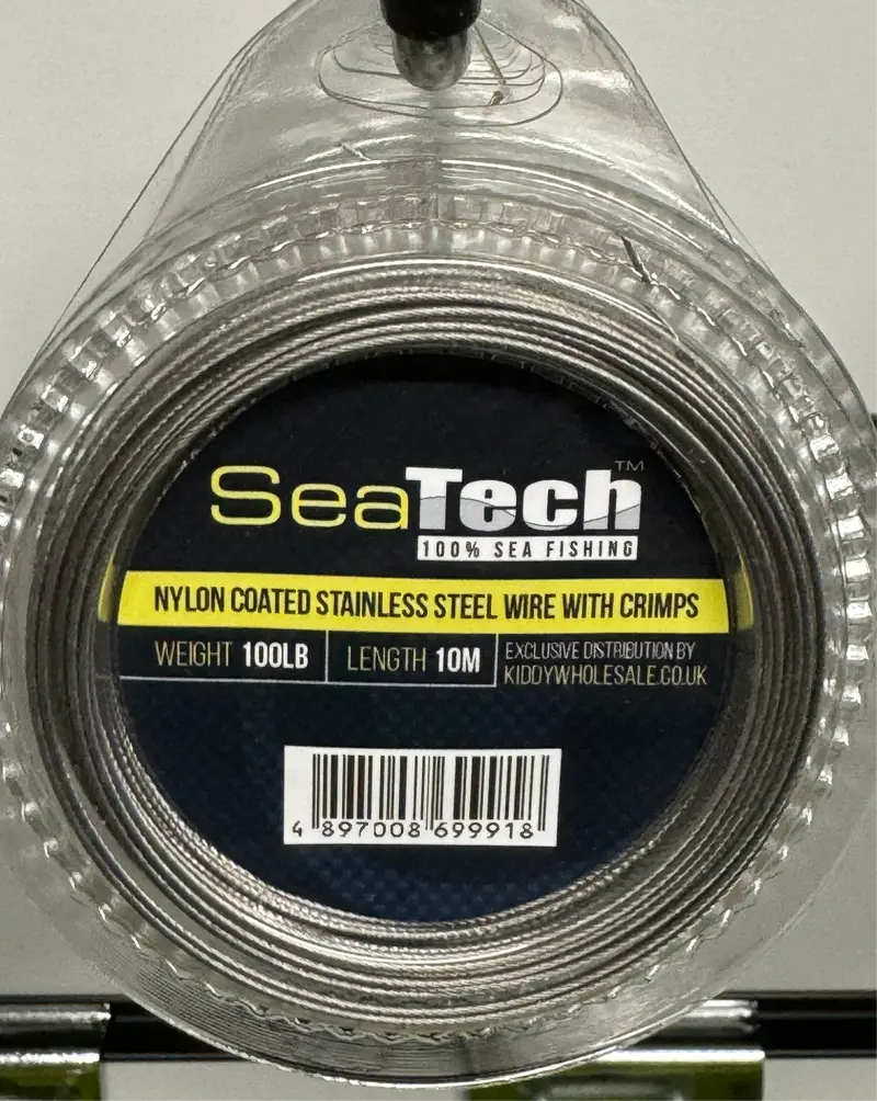 SeaTech Stainless Steel Fishing Wire with Crimps