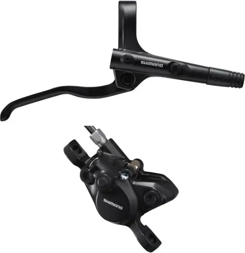 Shimano BR-MT200 Bled Hydraulic Brake Set – Front Right Lever & Caliper, Black