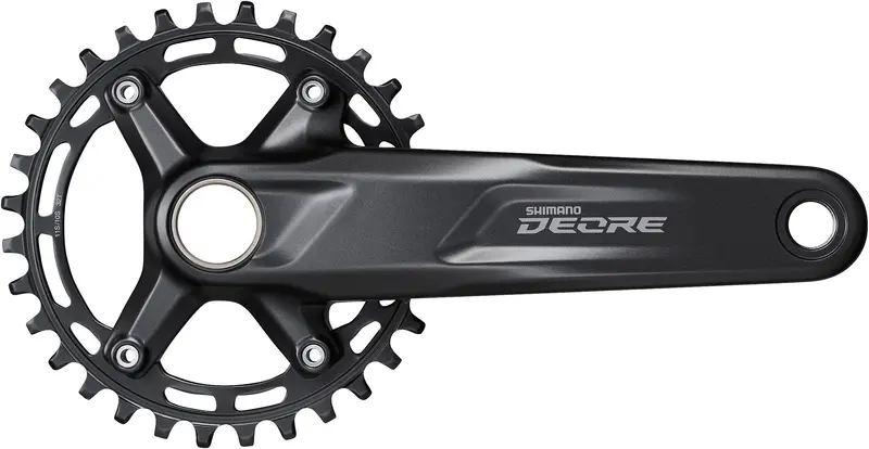 Shimano Deore FC-M5100 Crankset – 10/11-Speed, 30T, 175mm, 52mm Chainline