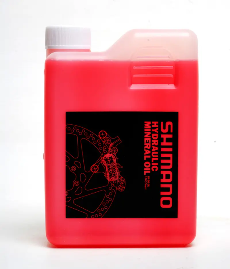 Shimano High-Capacity Mineral Oil – 1L Red Brake Fluid