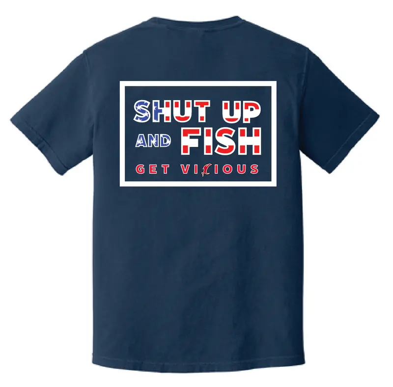 Shut Up & Fish Graphic T-Shirt