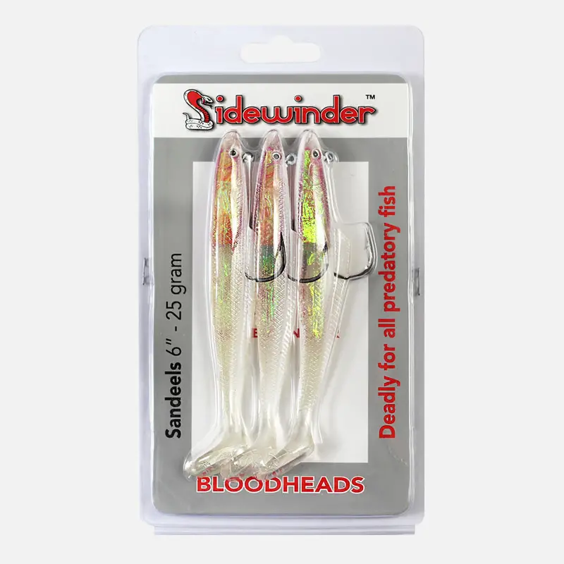 Sidewinder Bloodhead Sandeel Soft Bait