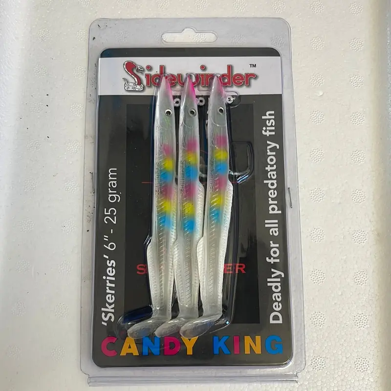 Sidewinder Candy King Skerries Eel – 6-Inch Soft Plastic Swim Bait