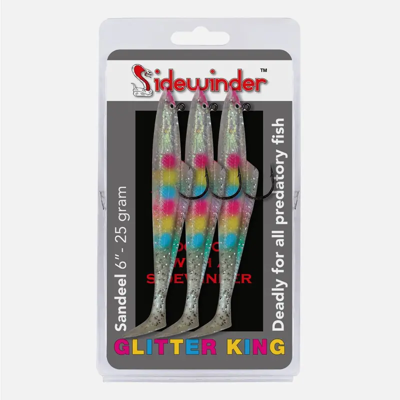 Sidewinder Glitter King Sandeels – Limited-Edition Soft Bait
