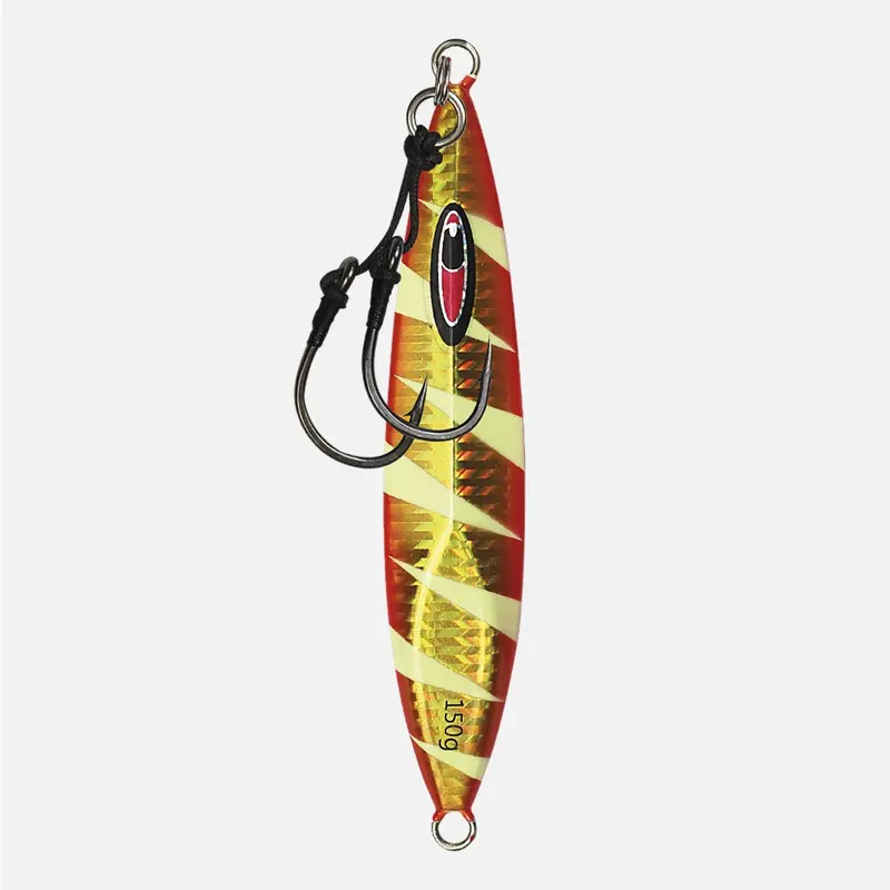 Sidewinder Odin Slow-Pitch Jig – Orange/Gold Finish
