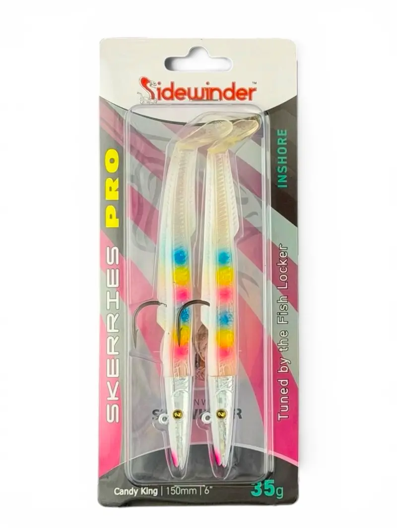 Sidewinder Skerries Pro Soft Lure – Candy King Colorway