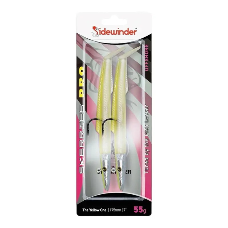 Sidewinder Skerries Pro Soft Lure – Yellow Variant