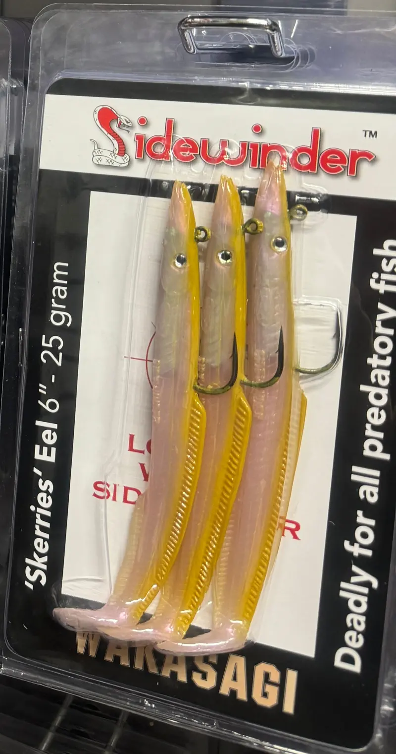 Sidewinder Skerries Soft Bait – Wakasagi Flavor, 6″