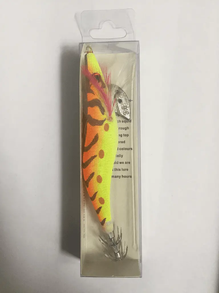 Sidewinder Squidder Lure – Fire Tiger Pattern