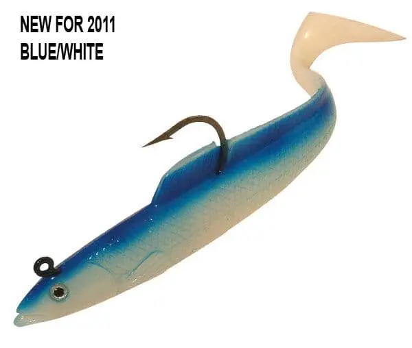 Sidewinder Super Solid Blue and White Sandeel