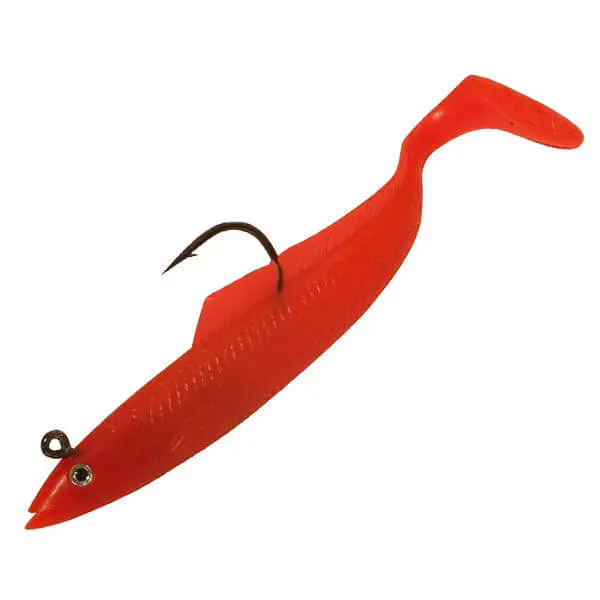 Sidewinder Super Solid Candy Red Sandeel Lures