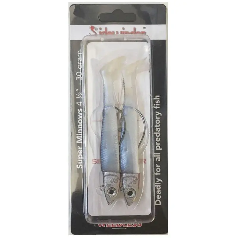 Sidewinder Super Weedless Minnow – Mad Mullet Pattern