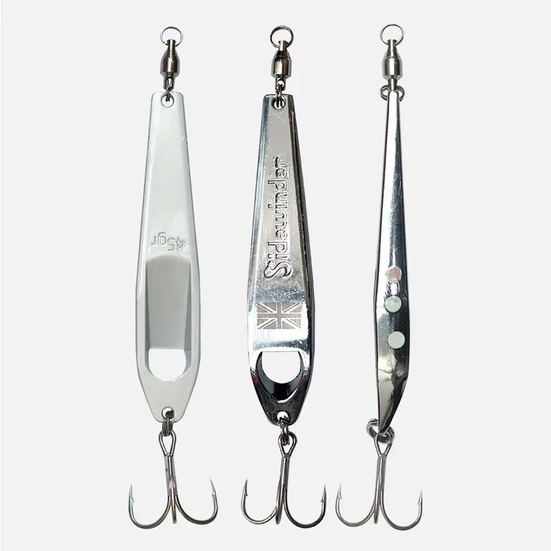 Sidewinder SwitchBlade Lure – Chrome and Pearl Colorway