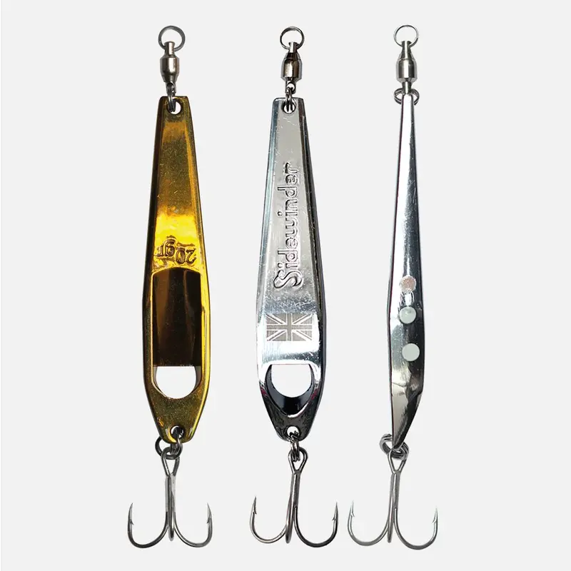 Sidewinder SwitchBlade Lure – Chrome with Midas Gold Finish
