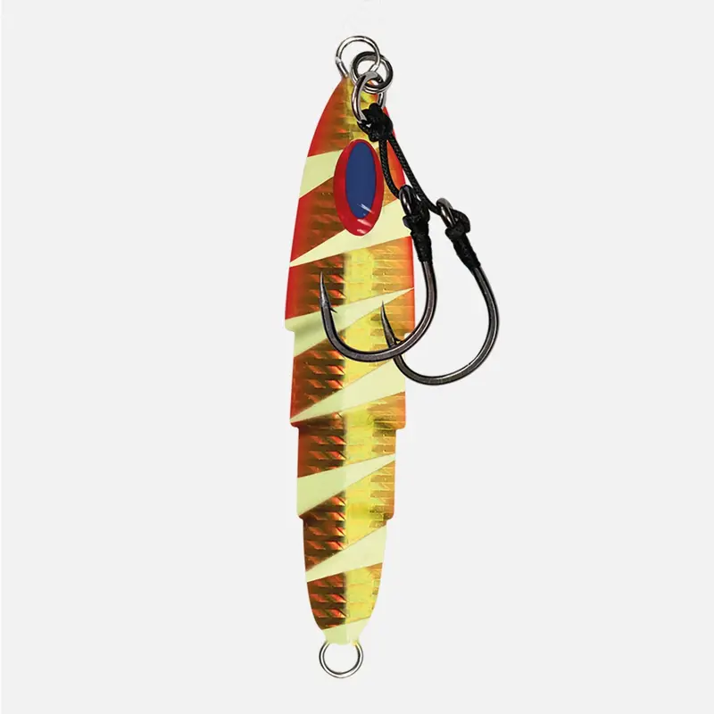 Sidewinder Thor Slow-Pitch Jig – Gold and Orange Combo