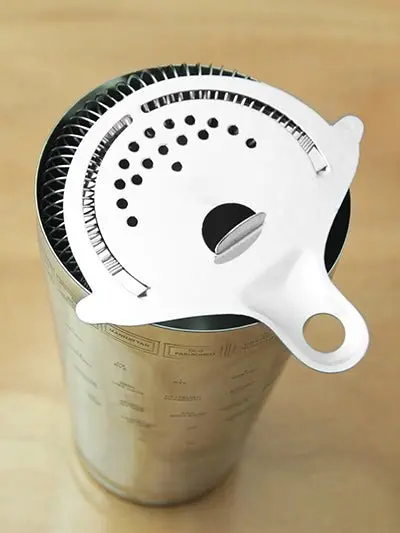 Single-Prong Stainless Steel Cocktail Strainer