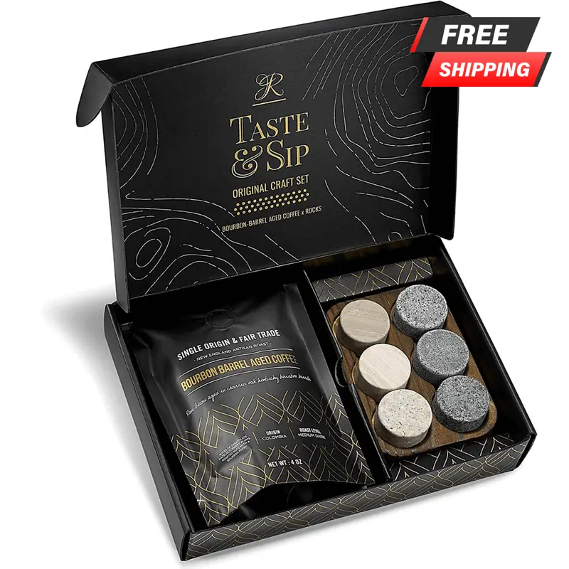 Small-Batch Bourbon Barrel-Aged Coffee Gourmet Gift Box