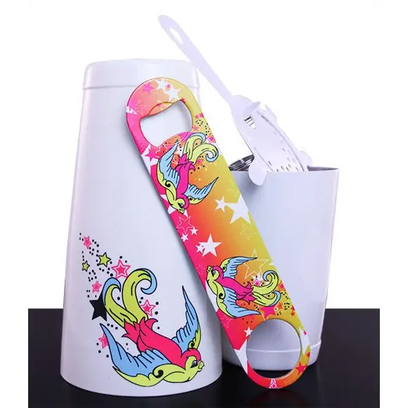 Sparrow-Inspired Kolorcoat™ Bar Tools – Whimsical Nature Motif