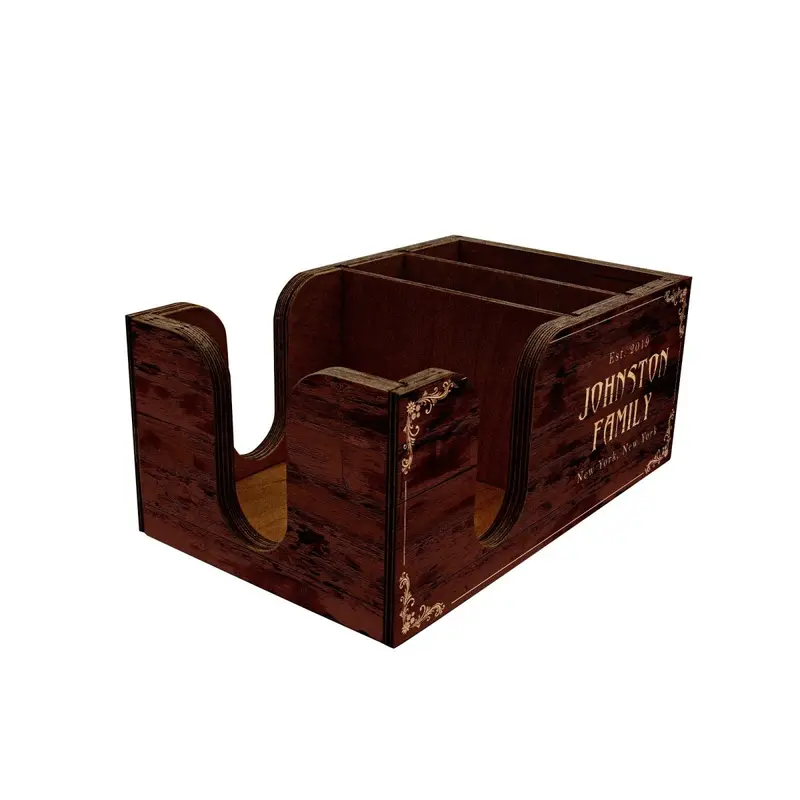 Speakeasy-Inspired Custom Bar Napkin Dispenser