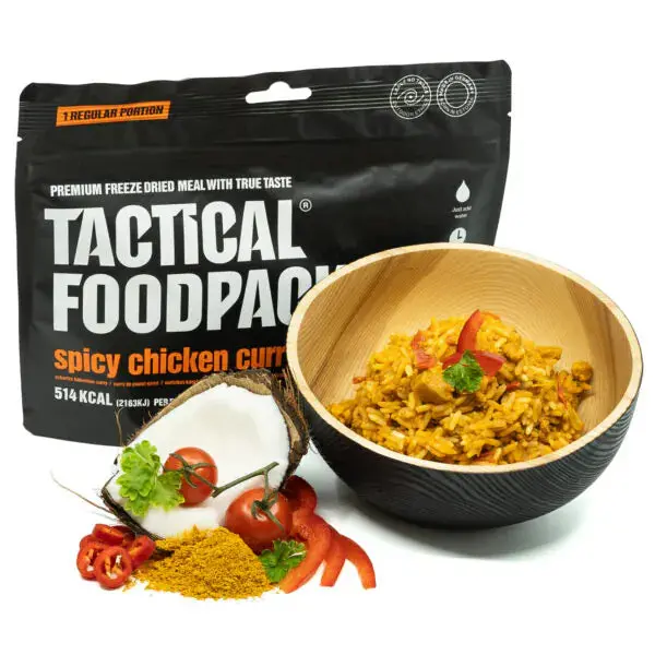 Spicy Chicken Curry – Bold Flavor, Heat-Ready Dehydrated Meal