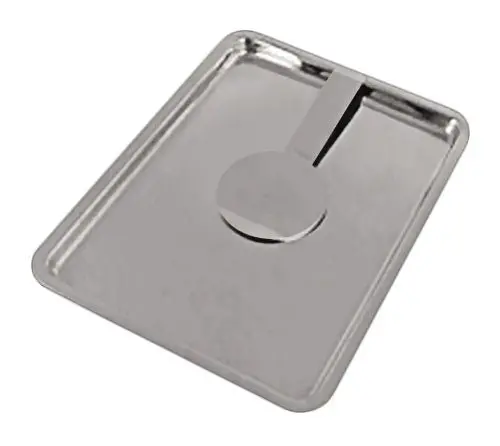 Stainless Steel Bill Tray for Cash Handling and Tipping
