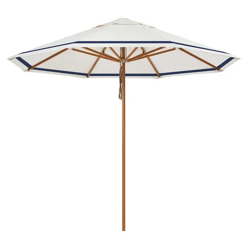 Sundial+ 2.8m Umbrella with Navy Regatta Stripe