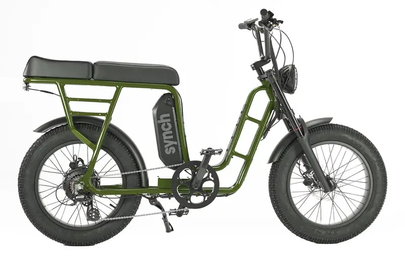 Synch Longtail ST 250W Electric Cargo Bike – Step-Thru Frame Design