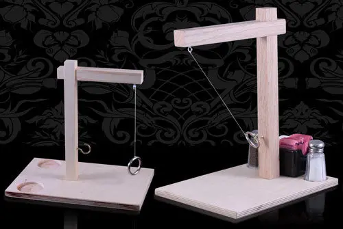 Tabletop Ring Toss Game with Condiment Stand – Small or Large Size