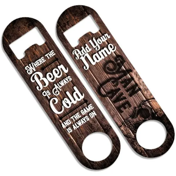 Tailored Mini Bottle Opener for Man Cave Décor