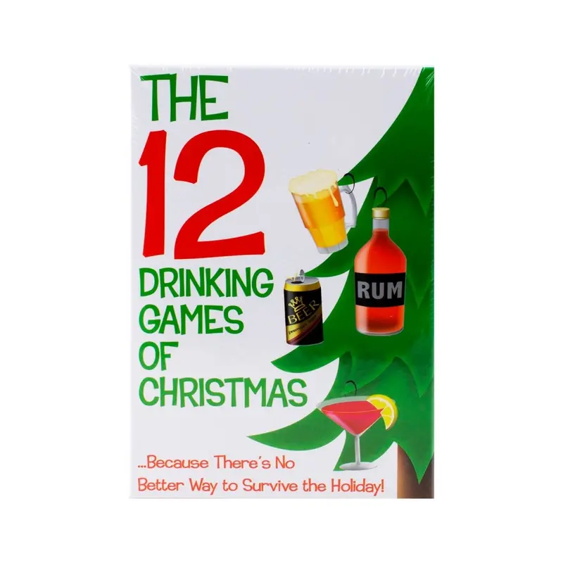 The 12 Drinking Games of Christmas – Holiday Party Game Kit
